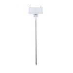 Digital insertion cooking / kitchen thermometer, 2 buttons, white color, model IT01